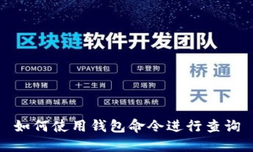 如何使用钱包命令进行查询