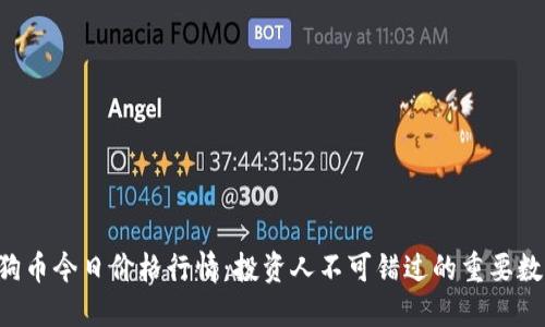 狗狗币今日价格行情：投资人不可错过的重要数据！